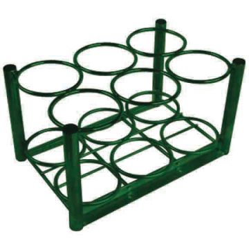 M6 Cylinder Rack, 6 cyl. Capacity by Roscoe Medical