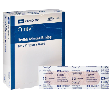 Curity Fabric Adhesive Bandages 3/4" x 3", 50/Box