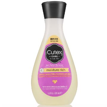 Cutex Moisturized Nail Polish Remover with Sweet Almond, Jojoba Oil and Vitamin E