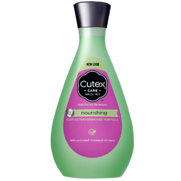 Cutex Nourishing Nail Polish Remover with Vitamins E & Apricot Oil 6.76 oz