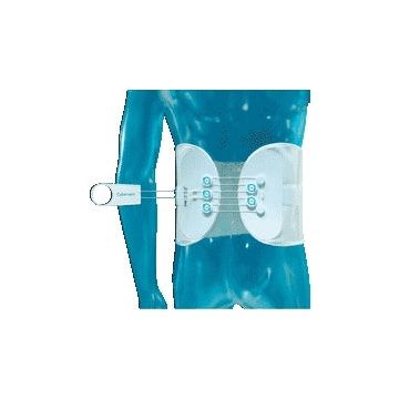 Bio Cybernetics International Mac-Mechanical Lumbosacral Corset - - Lumbosacral Corset Small (25 inch - 30 inch at waist) 9 1/2 inch posterior height; 4 3/4 inch anterior height.