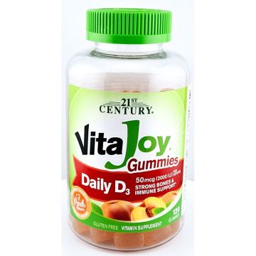 D3 Gummies 50 mcg (Vita Joy) by 21st Century