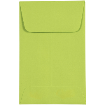 #1 Coin Envelopes (2 1/4 x 3 1/2) - Wasabi Lime Green 32lb