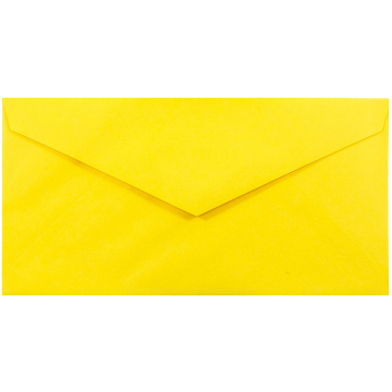 #7 3/4 Monarch Envelopes (3 7/8 x 7 1/2) - Yellow 24lb