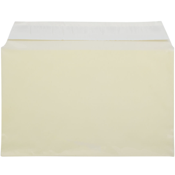 5 7/16 x 8 5/8 Cello Envelopes with Peel & Seal - Yellow 1.6mil