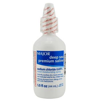 Deep Sea Premium Nasal Spray, 1.5 fl oz Each (1, 3, 6 or 12 pack) by Major - 6 Pack