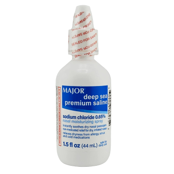Deep Sea Premium Nasal Spray, 1.5 fl oz Each (1, 3, 6 or 12 pack) by Major - 12 Pack