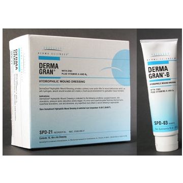 Hydrophilic Wound Dressing Dermagran B Sheet 2 X 2 Inch Sheet Sterile