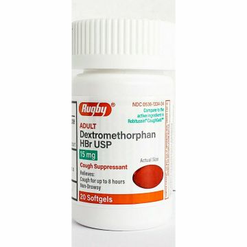 Robafen Cough Suppressant 15 mg (1, 3 or 6 Pack) by Rugby - 6 Pack