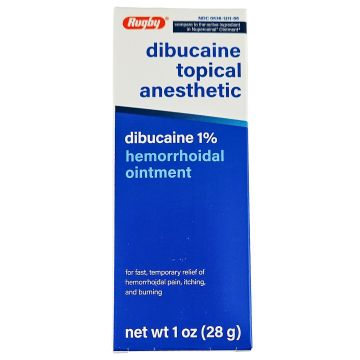 Dibucaine Hemorrhoidal Ointment, 1 oz by Rugby