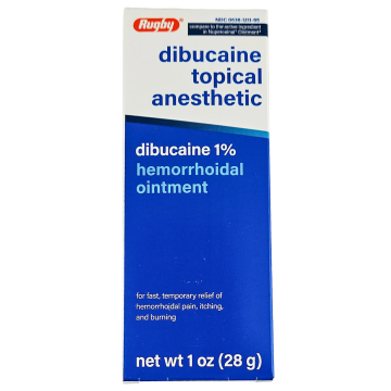 Dibucaine Hemorrhoidal Ointment, 1 oz by Rugby