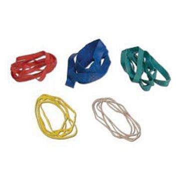 Digi-Extend Finger Exerciser Replacement Bands by Fabrication Enterprises - Set of 25 - Blue, Heavy.