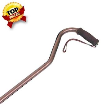 Deluxe Bronze Offset Adjustable Cane