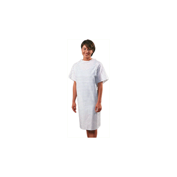 Deluxe Heavyweight Cloth Patient Gown by Dynatronics