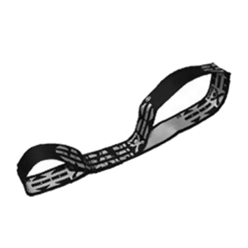 CanDo Double Loop Webbing Stirrup for Exercise Tubing & Bands by Fabrication Enterprises