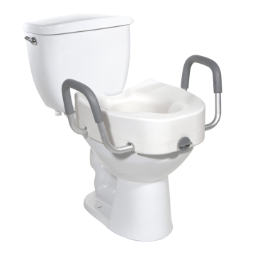 Drive Medical™ Premium Elongated Toilet Seat with Lock