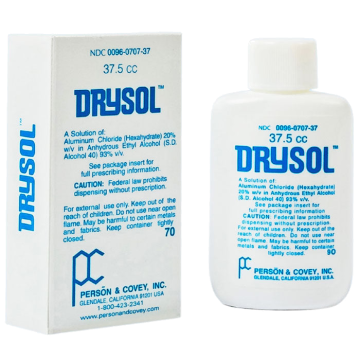 Drysol Body Deodorant for Hyperhidrosis Relief 37.5 mL