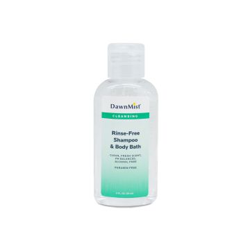 Shampoo & Body Wash, Rinse Free 2oz