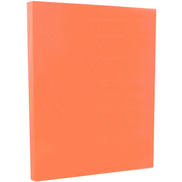 8 1/2 x 11 Cardstock - Salmon Pink 65lb