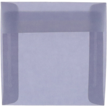 6 x 6 Square Envelopes - Wisteria Purple Translucent 30lb
