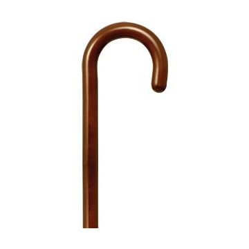 Wood Cane w/ Round Handle -1" Walnut