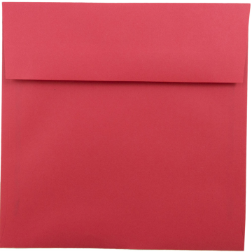8 1/2 x 8 1/2 Square Envelopes - Red 24lb