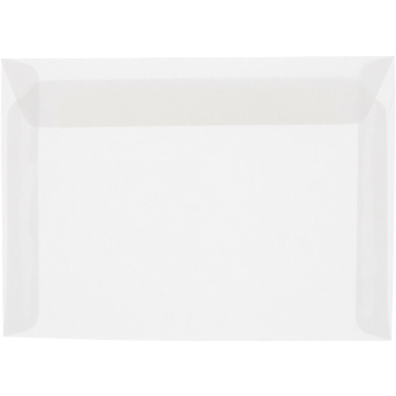 8 3/4 x 11 1/2 Booklet Envelopes - Clear Translucent 30lb