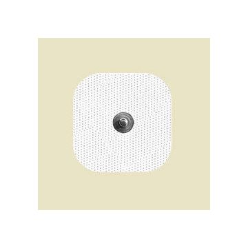 UltraStim Single Snap White Cloth Electrode By Axelgaard - Package of 4 - 2 inch x 2 inch