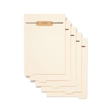 Folder Dividers with Fasteners - Manila / Legal / 50
