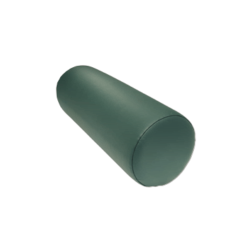 Round Foot Dutchman€™s Foam Roll with Vinyl Cover by Earthlite - Roll,Black