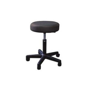 Pneumatic Stools with Swivel Casters 19" - 27" by Earthlite - Burgundy