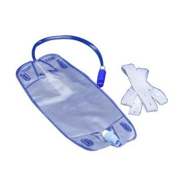 Urine Leg Bag - With Anti-Reflux Valve. / 17oz-Medium