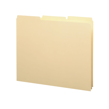 Heavyweight Filing Guides with Blank Tabs - Gray/Green / Letter / 50