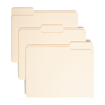 File Folders with Antimicrobial Product Protection - Manila / Legal / 100