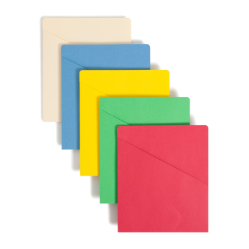 Organized Up Slash Jackets, Flat-No Expansion - Yellow / Letter / 25