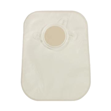 Securi-T Two-Piece Closed End Pouch without Filter 8" L, Opaque by Genairex - Box of 30 - 1-3/4 inch Flange.
