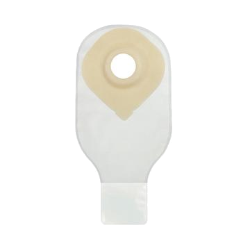 Securi-T One-Piece Cut-to-Fit Extended Wear Drainable Pouch by Genairex - 1/2 inch to 2-1/2 inch Stoma, Cut-to-Fit, Opaque.