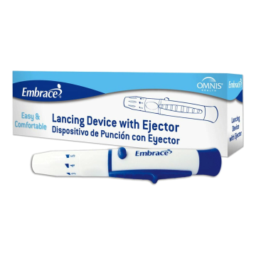 Embrace Lancing Device with Ejector