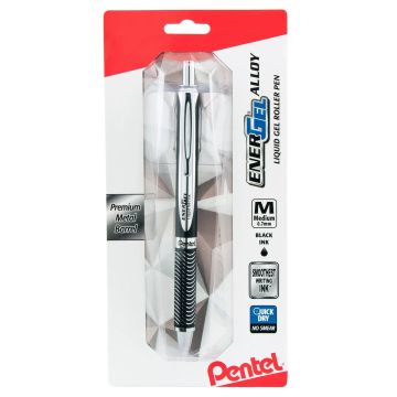 EnerGel Alloy Gel Pen - Black Barrel