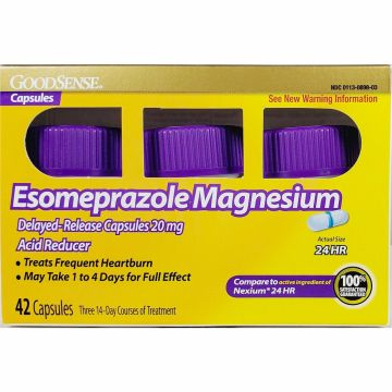 Esomeprazole Magnesium 20 mg (Delayed-Release) 42 Capsules