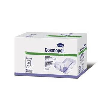 Cosmopore Sterile Adhesive Wound Dressing by Hartmann-Conco - Box of 25, 10 inch x 4 inch