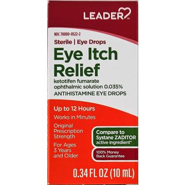 Eye Itch Relief Ophthalmic Solution 10mL by Leader