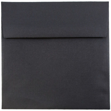 5 1/2 x 5 1/2 Square Envelopes - Black Linen 32lb