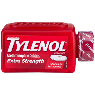 TYLENOL Pain Relief - Extra Strength Acetaminophen 500mg, 325 Caplets