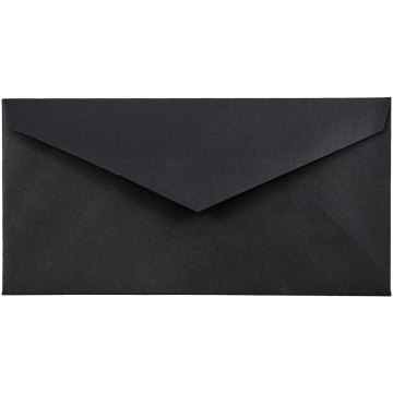 #7 3/4 Monarch Envelopes (3 7/8 x 7 1/2) - Black Linen 32lb