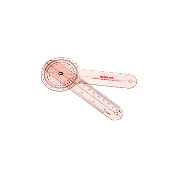 Baseline 360 Isom Goniometer by Fabrication Enterprises - Each, 6 inch, with 4 inch 1 degree increments