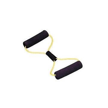 Cando Resistance Bow-Tie Tubing - Each, Yellow, 14¨, X-Light