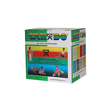 CanDO Exercise Bands, Latex-Free/50 yd by Fabrication Enterprises - Roll, 50-yd, Black (X-Heavy Resistance)