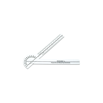Baseline 180 Degree Plastic Pocket Goniometers by Fabrication Enterprises
