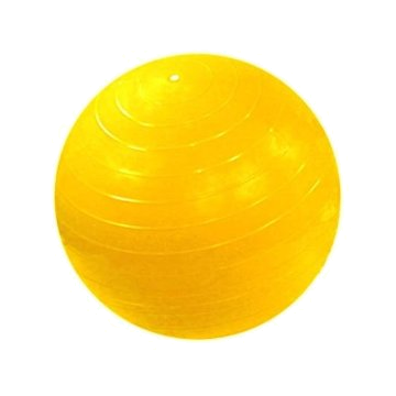 CanDo Jump Ball by Fabrication Enterprises - Each, 40 cm, yellow.